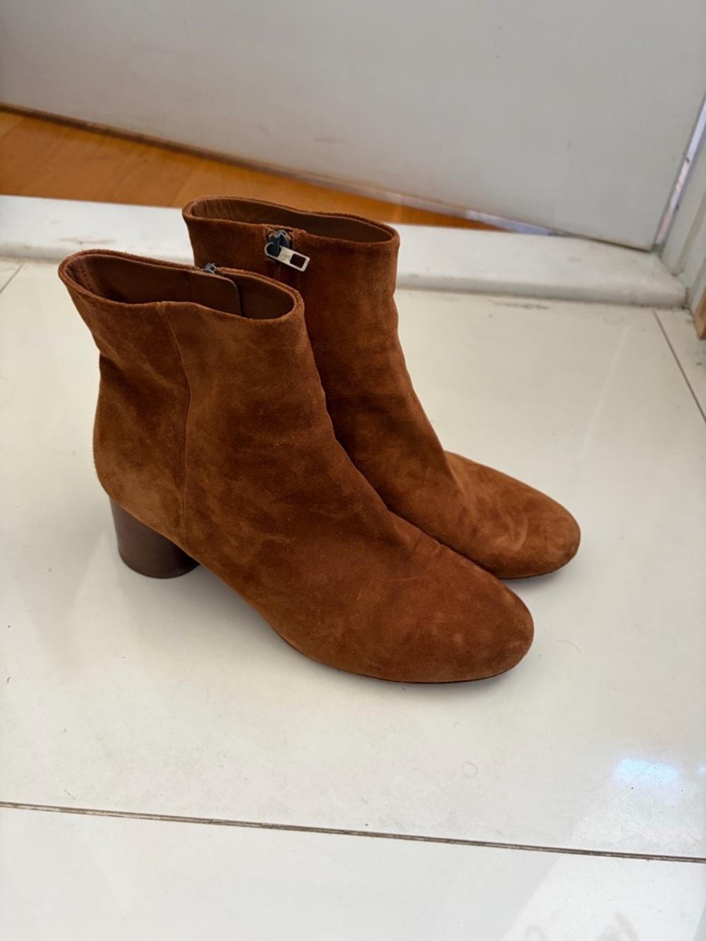 Vince Suede Ankle Booties